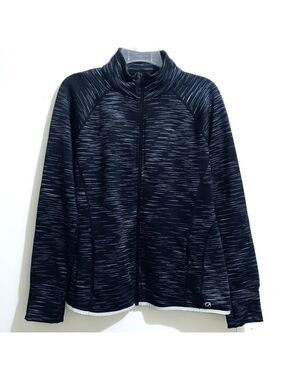 GAP GAPFit Athletic Track Gym Running Zippered Jacket sz M